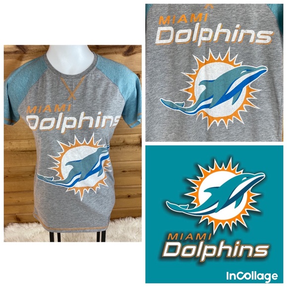 NFL Tops - NFL sports Miami Dolphins T-shirt SM top football